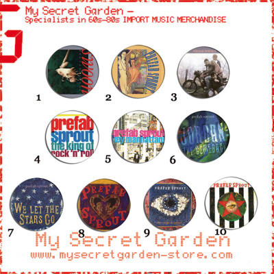 Prefab Sprout - Swoon, Jordan: The Comeback Album Pinback Button Badge Set ( or Hair Ties / 4.4 cm Badge / Magnet / Keychain Set )